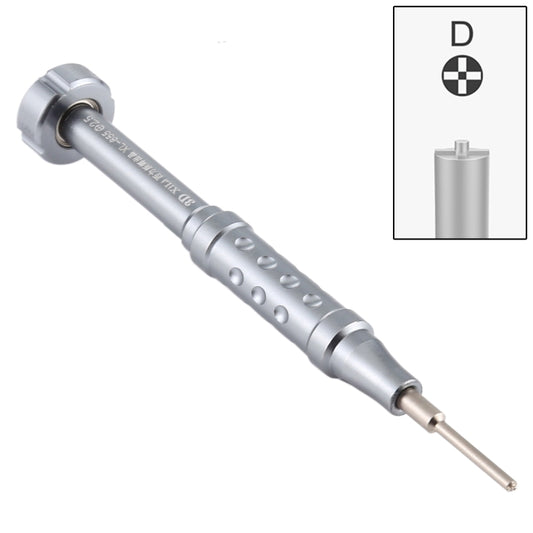 XL-655 3D Non-slip Hollow Cross Tip Middle Bezel 2.5 Screwdriver, XL-655 Middle Bezel 2.5