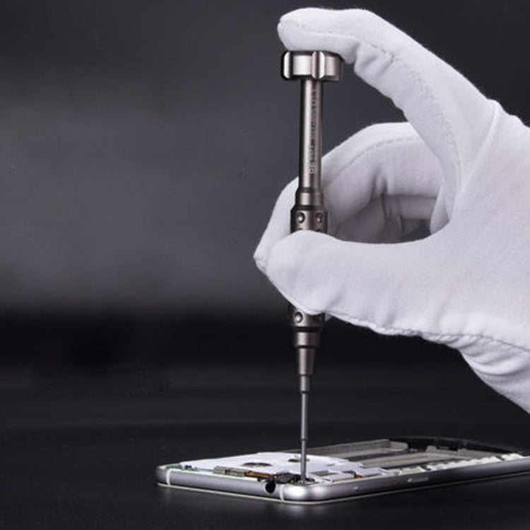 XL-655 3D Non-slip Hollow Cross Tip Middle Bezel 2.5 Screwdriver, XL-655 Middle Bezel 2.5