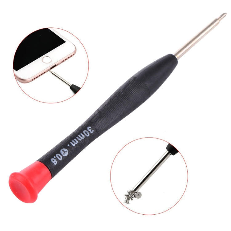 JIAFA Mobile Phone Repair Screwdriver, Size: Y0.6, Y0.6 (Red)
