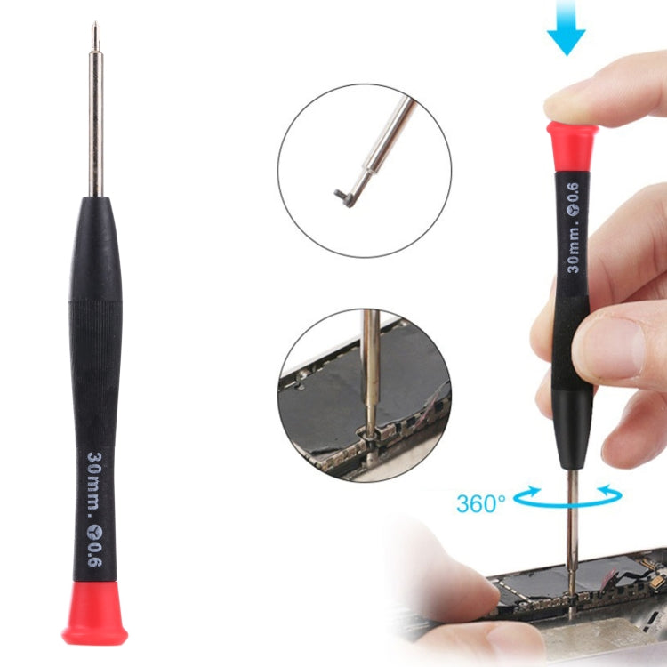 JIAFA Mobile Phone Repair Screwdriver, Size: Y0.6, Y0.6 (Red)