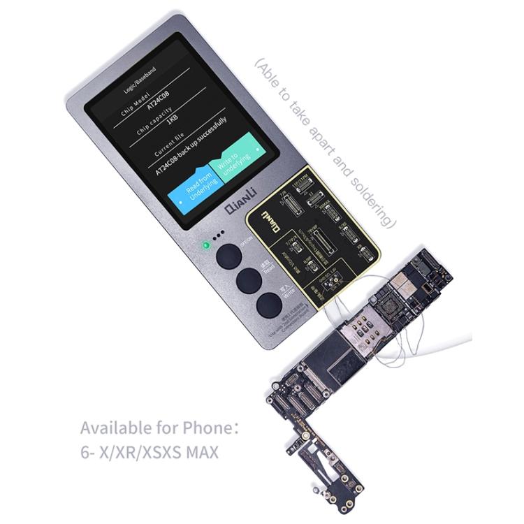 For iPhone 6 - 14 Pro Max 5 in 1 Qianli iCopy Plus 2.2 Repair Detection Programmer Set, 5 in 1, 5 in 1, Plug: US