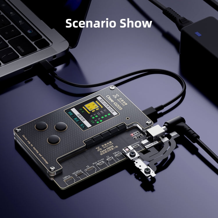 MEGA-IDEA Clone DZ03 Battery Activation & Face ID Dot Matrix Programmer for iPhone 8-14 Pro Max, Plug: US, SPT0648A, SPT0648B