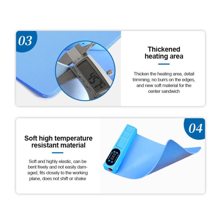 SUNSHINE S-918E LCD Screen Removal Treasure Mobile Phone Repair Heating Pad, EU Plug, SUNSHINE S-918E(EU Plug)