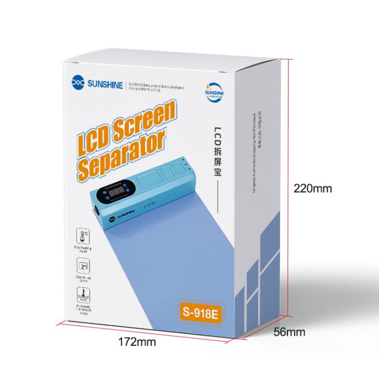 SUNSHINE S-918E LCD Screen Removal Treasure Mobile Phone Repair Heating Pad, EU Plug, SUNSHINE S-918E(EU Plug)