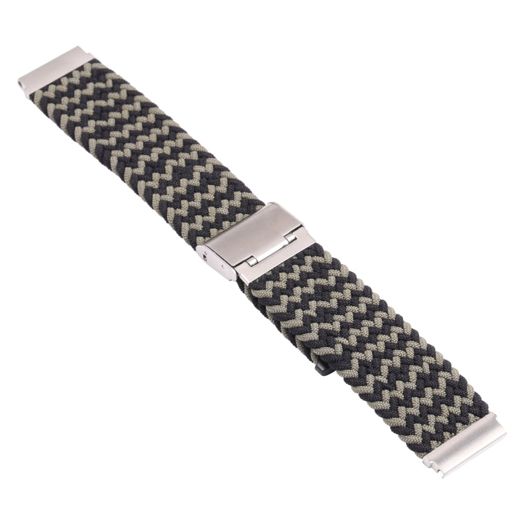 Nylon Braided Metal Buckle Strap for Galaxy Watch 4 20mm, 20mm