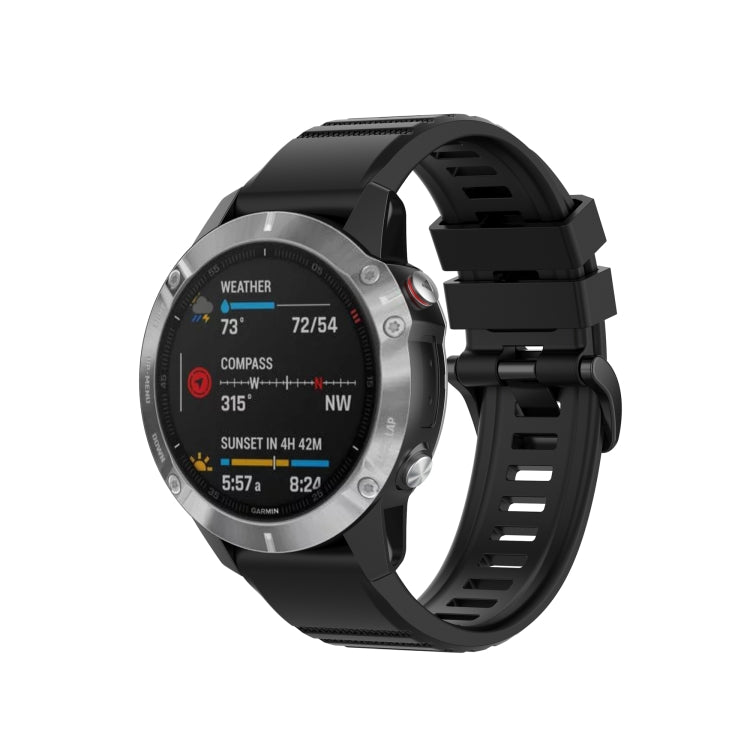 22mm Solid Color Silicone Quick Release Strap,, For Garmin Fenix 7 / EPIX