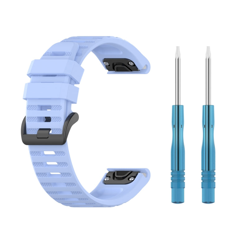 22mm Solid Color Silicone Quick Release Strap,, For Garmin Fenix 7 / EPIX