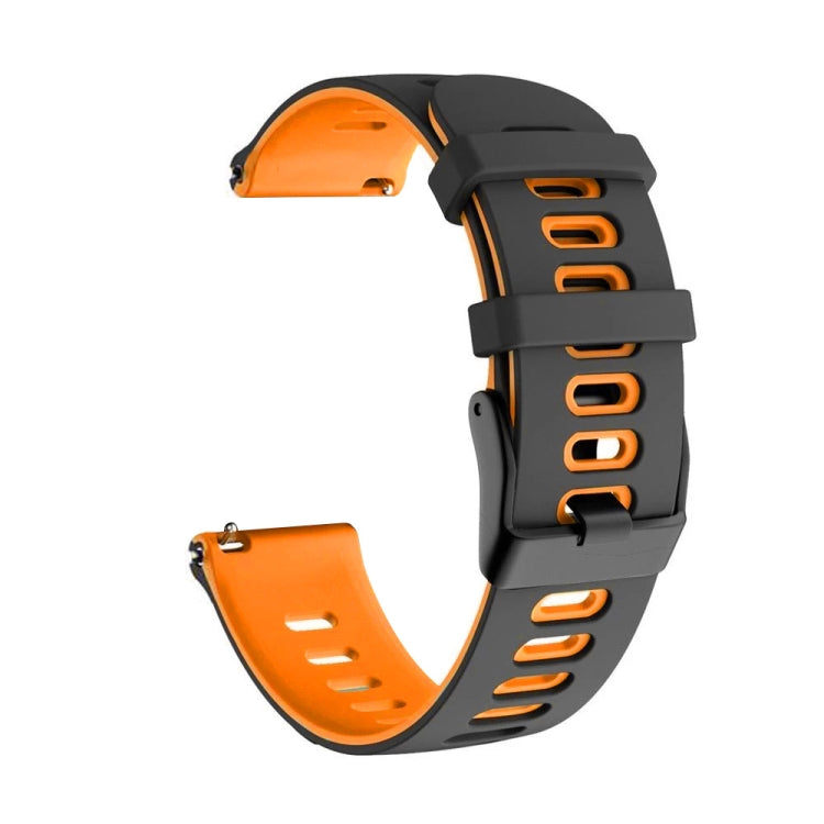20mm Mixed-Color Silicone Strap, For Samsung Galaxy Watch 3 41mm, For Samsung Galaxy Watch Active 2 40mm
