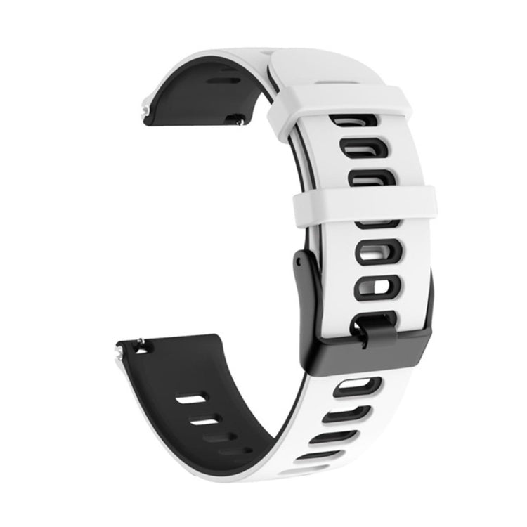 20mm Mixed-Color Silicone Strap, For Samsung Galaxy Watch 3 41mm, For Samsung Galaxy Watch Active 2 40mm