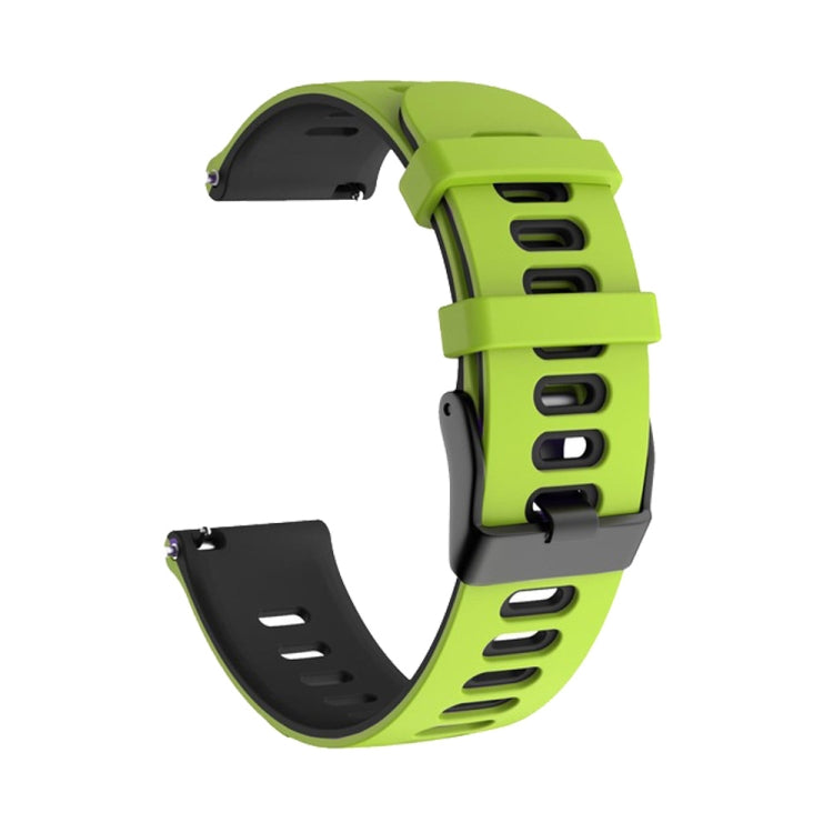 20mm Mixed-Color Silicone Strap, For Samsung Galaxy Watch 3 41mm, For Samsung Galaxy Watch Active 2 40mm