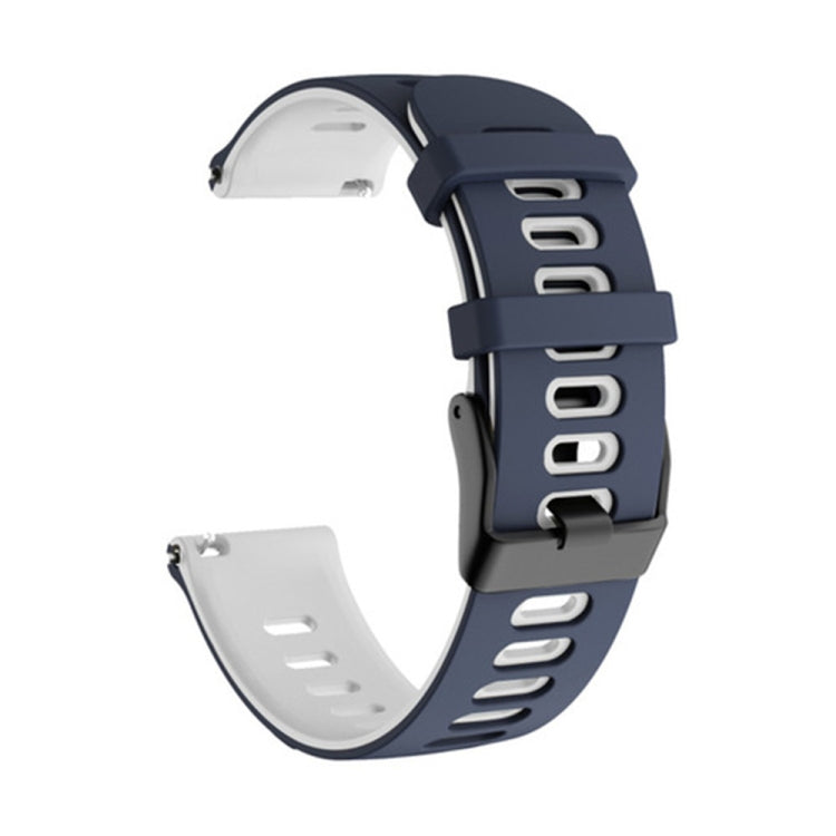 20mm Mixed-Color Silicone Strap, For Samsung Galaxy Watch 3 41mm, For Samsung Galaxy Watch Active 2 40mm
