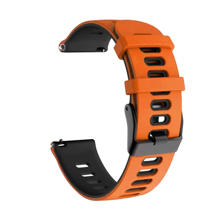 20mm Mixed-Color Silicone Strap, For Samsung Galaxy Watch 3 41mm, For Samsung Galaxy Watch Active 2 40mm