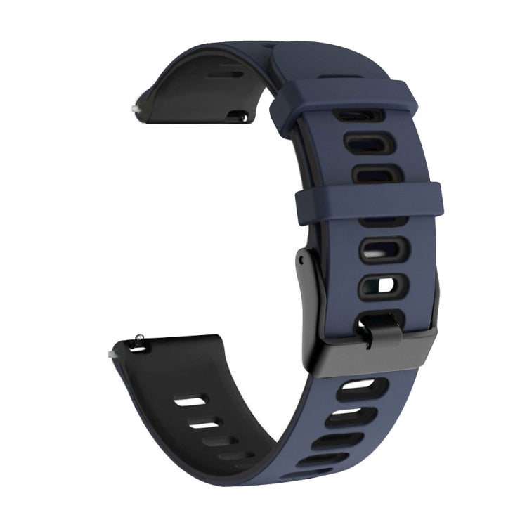 20mm Mixed-Color Silicone Strap, For Samsung Galaxy Watch 3 41mm, For Samsung Galaxy Watch Active 2 40mm