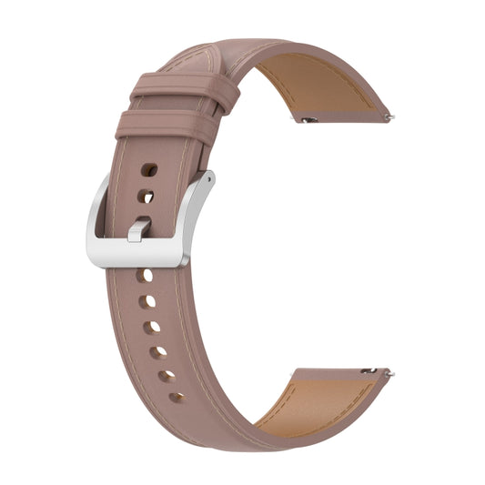 Embossed Genuine Leather Watch Strap, For Garmin VivoMove Luxe, For  Garmin VivoMove Style, For Garmin Venu 2 Plus, For Garmin Vivomove Sport, For Garmin Vivoactive 3, For Garmin Vivoactive3 Music, For Garmin Venu sq, For For Garmin Forerunner 645 Musi...
