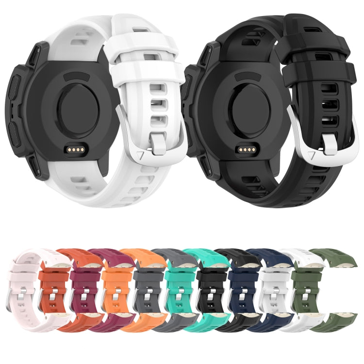 20mm Silicone Solid Color Watch Band, For Garmin instinct 2S