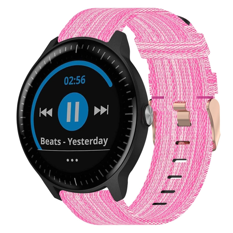20mm Nylon Woven Watch Band, For Garmin Garminmove Style, For Garmin Vivomove, For Garmin Vivomove HR Sport, For Garmin Vivoactive 3, For Garmin Vivoactive3 Music, For Garmin Forerunner 245