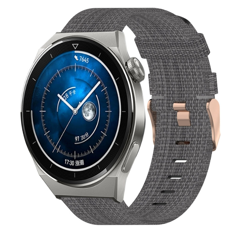 20mm Nylon Woven Watch Band, For Huawei Watch GT3 Pro 43mm, For Huawei Watch GT3 42mm, For Huawei Watch GT2 42mm, For Huawei Watch 2, For Honor Watch ES, For Honor MagicWatch2 42mm