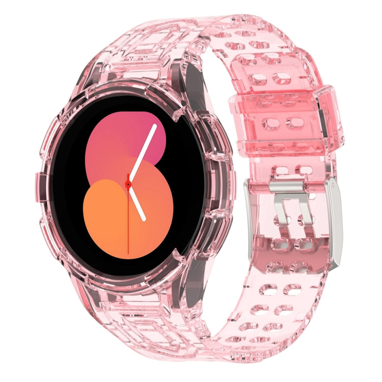 Armor Integrated TPU Double-Pin Buckle Smart Watch Band, For Samsung Galaxy Watch5 40mm, For Samsung Galaxy Watch5 44mm, For Samsung Galaxy Watch4 44mm