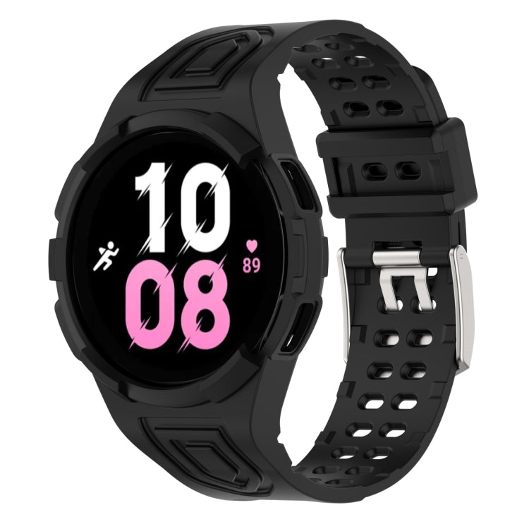 Armor Integrated TPU Double-Pin Buckle Smart Watch Band, For Samsung Galaxy Watch5 40mm, For Samsung Galaxy Watch5 44mm, For Samsung Galaxy Watch4 44mm
