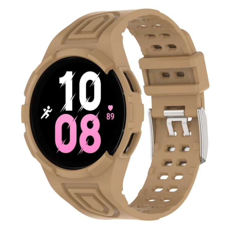Armor Integrated TPU Double-Pin Buckle Smart Watch Band, For Samsung Galaxy Watch5 40mm, For Samsung Galaxy Watch5 44mm, For Samsung Galaxy Watch4 44mm