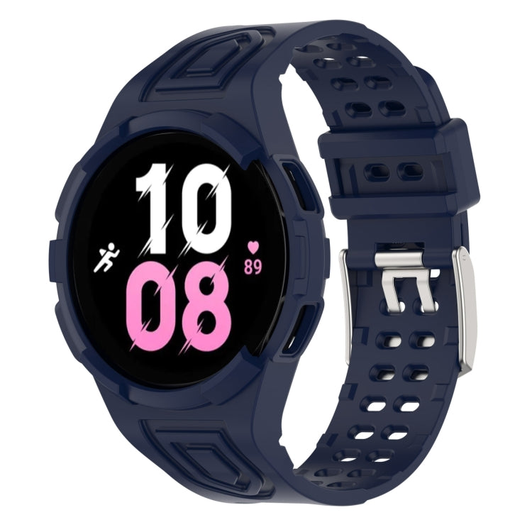 Armor Integrated TPU Double-Pin Buckle Smart Watch Band, For Samsung Galaxy Watch5 40mm, For Samsung Galaxy Watch5 44mm, For Samsung Galaxy Watch4 44mm