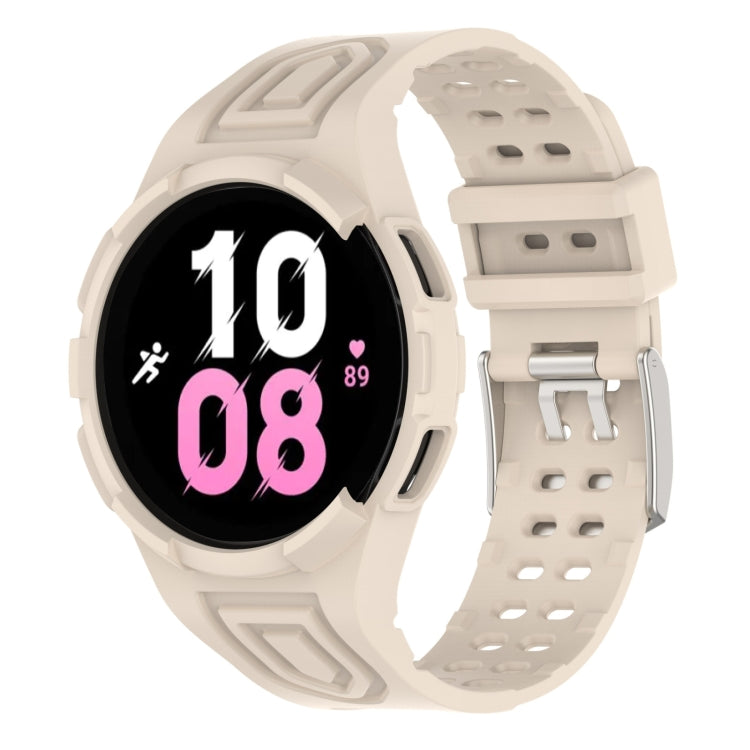 Armor Integrated TPU Double-Pin Buckle Smart Watch Band, For Samsung Galaxy Watch5 40mm, For Samsung Galaxy Watch5 44mm, For Samsung Galaxy Watch4 44mm