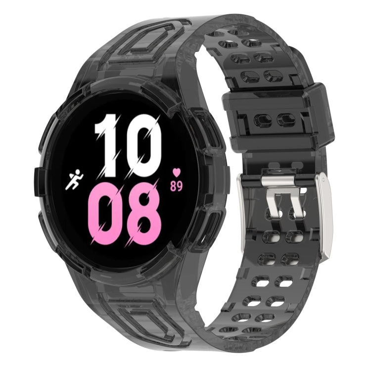 Armor Integrated TPU Double-Pin Buckle Smart Watch Band, For Samsung Galaxy Watch5 40mm, For Samsung Galaxy Watch5 44mm, For Samsung Galaxy Watch4 44mm