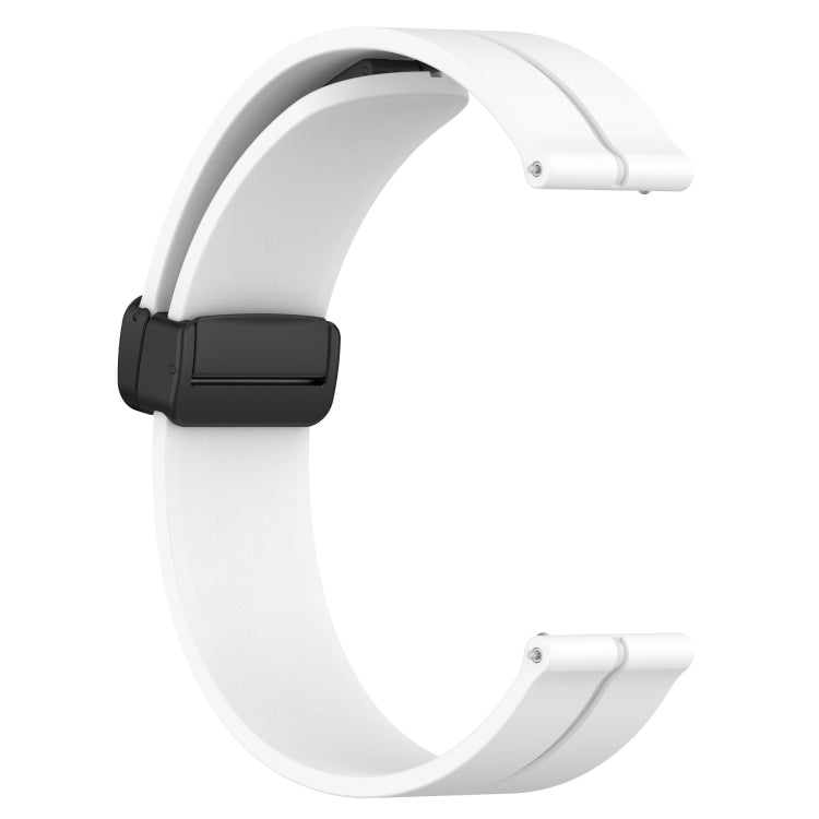 20mm Solid Color Magnetic Clasp Silicone Watch Band, For Samsung Galaxy Watch Active2 44mm, For Samsung Galaxy Watch 42mm