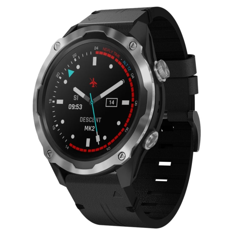 26mm Leather Steel Buckle Watch Band, For Garmin Fenix 5X Sapphire, For Garmin Tactix Delta, For Garmin Descent MK 2i, For Garmin Tactix 7 Pro, For Garmin Fenix 3, For Garmin Fenix 5X Plus, For Garmin Enduro 2, For Garmin Fenix 6X Pro, For Garmin Fenix...
