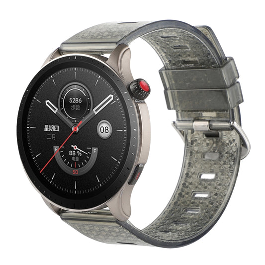 22mm Transparent Shiny Diamond TPU Watch Band, For Huawei Watch Buds, For Huawei Watch3 Pro New, For Huawei Watch GT3 Pro 46mm, For Huawei Watch GT Runne, For Huawei Watch GT3 46mm, For Huawei Watch GT2 Pro, For Honor Watch GS Pro