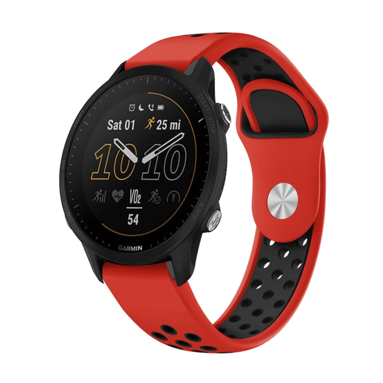 22mm Sports Breathable Silicone Watch Band, For Garmin Fenix 5 Plus, For Garmin Quatix 5, For Garmin Quatix 5 Sapphire, For Garmin Forerunner 955