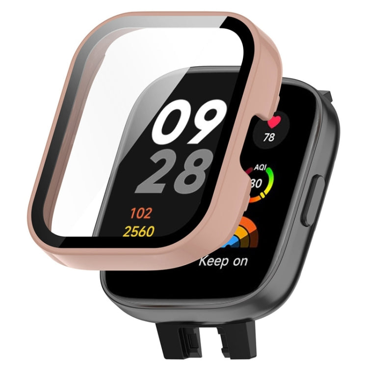 For Redmi Watch 3 ENKAY Hat-Prince Full Coverage PC Frame + Tempered Glass Film Watch Case