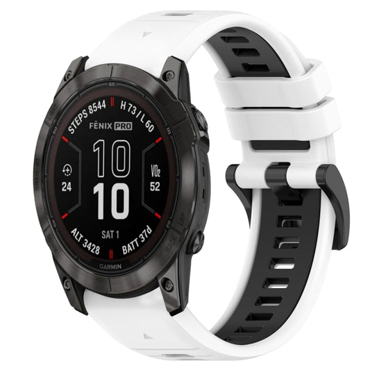 Sports Two-Color 26mm Silicone Watch Band, For Garmin Epix Pro 51mm, For Garmin Instinct 2X Solar, For Garmin Enduro 2, For Garmin Enduro