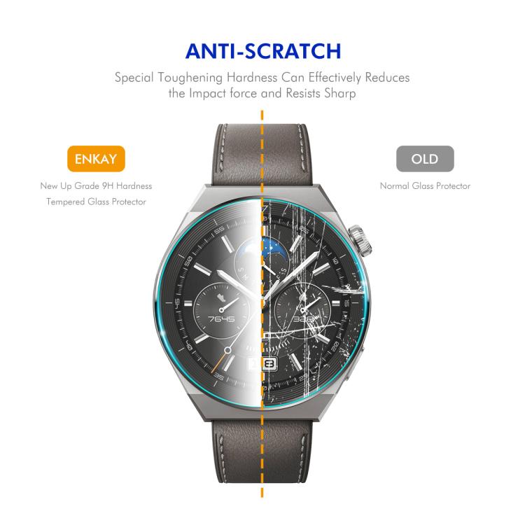 2pcs ENKAY 0.2mm 9H Tempered Glass Screen Protector Watch Film, For Galaxy Watch Ultra2 2026 / 2025 / 1 2024, For Galaxy Watch9 / 8 44mm, For Galaxy Watch9 / 8 40mm, For Galaxy Watch6 Classic / Ultra 47mm, For Galaxy Watch6 / Watch7 44mm               ...
