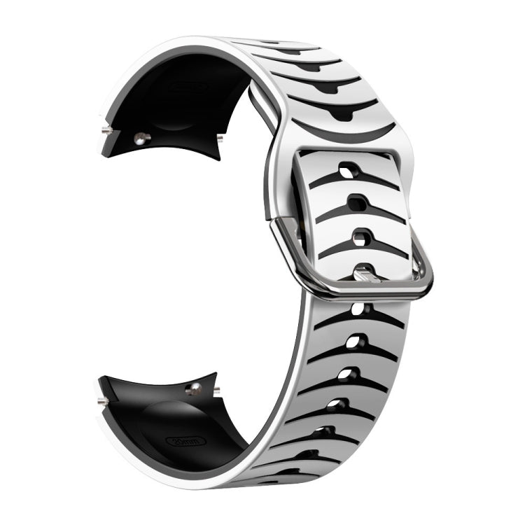 Curved Texture Silicone Watch Band, For Samsung Galaxy Watch 6 Classic 47mm, For Samsung Galaxy Watch 6 44mm, For Samsung Galaxy Watch 6 40mm