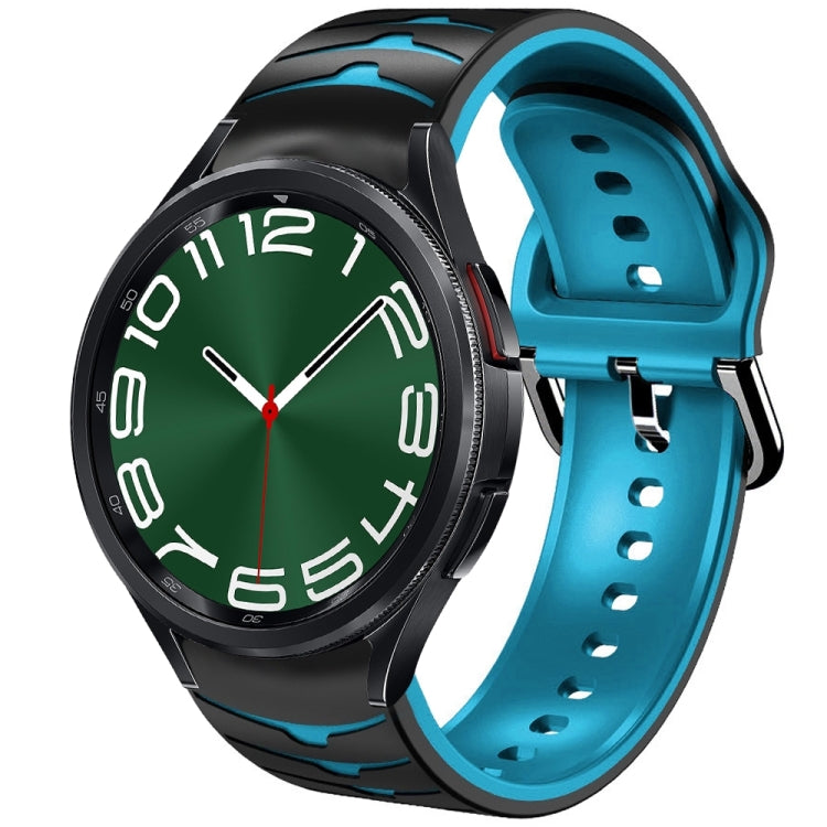 Curved Texture Silicone Watch Band, For Samsung Galaxy Watch 6 Classic 47mm, For Samsung Galaxy Watch 6 44mm, For Samsung Galaxy Watch 6 40mm