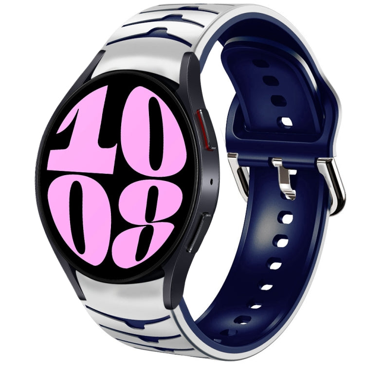 Curved Texture Silicone Watch Band, For Samsung Galaxy Watch 6 Classic 47mm, For Samsung Galaxy Watch 6 44mm, For Samsung Galaxy Watch 6 40mm