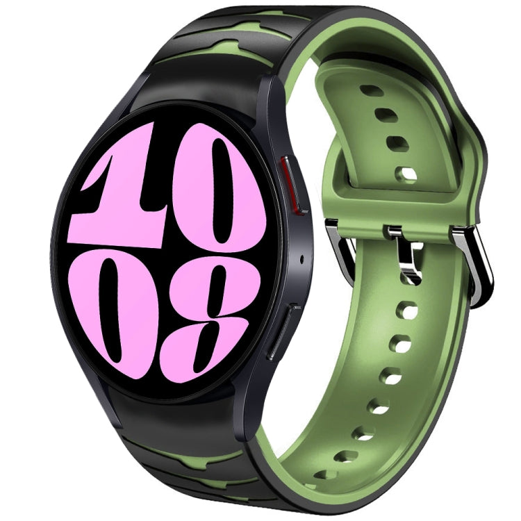 Curved Texture Silicone Watch Band, For Samsung Galaxy Watch 6 Classic 47mm, For Samsung Galaxy Watch 6 44mm, For Samsung Galaxy Watch 6 40mm