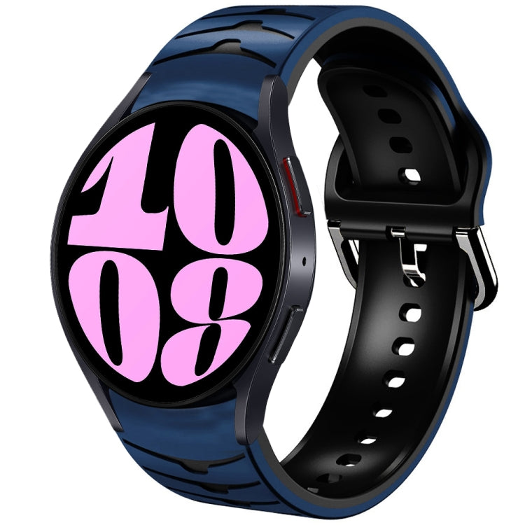 Curved Texture Silicone Watch Band, For Samsung Galaxy Watch 6 Classic 47mm, For Samsung Galaxy Watch 6 44mm, For Samsung Galaxy Watch 6 40mm