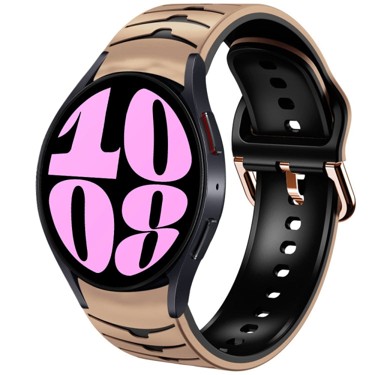 Curved Texture Silicone Watch Band, For Samsung Galaxy Watch 6 Classic 47mm, For Samsung Galaxy Watch 6 44mm, For Samsung Galaxy Watch 6 40mm