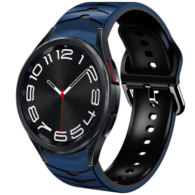 Curved Texture Silicone Watch Band, For Samsung Galaxy Watch 6 Classic 43mm, For Samsung Galaxy watch 5 Pro Golf Edition, For Samsung Galaxy watch 5 Golf Edition