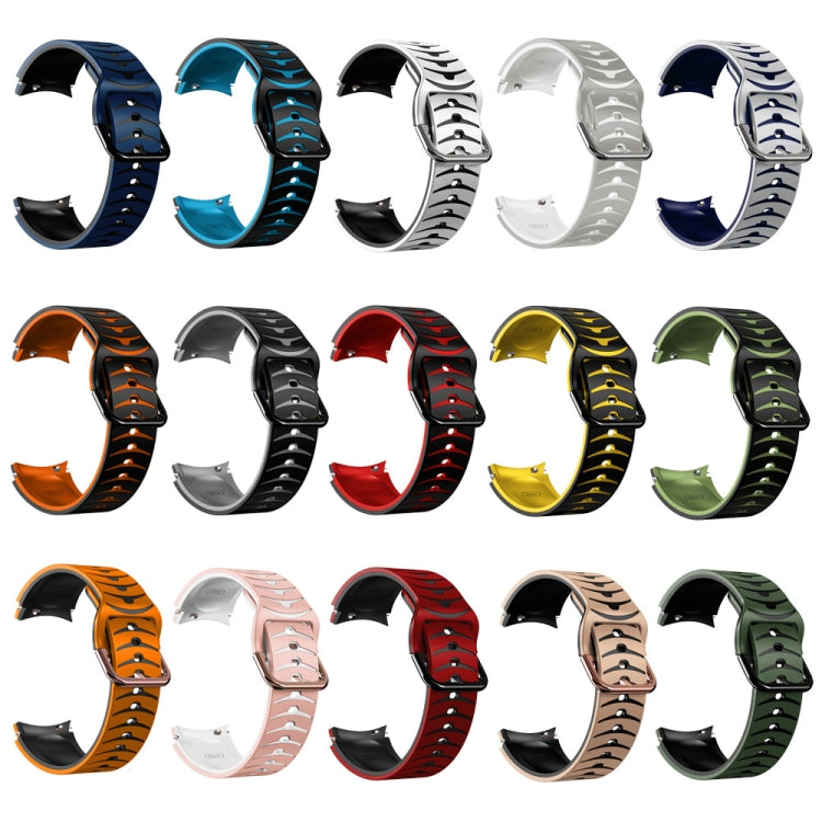 Curved Texture Silicone Watch Band, For Samsung Galaxy Watch 6 Classic 47mm, For Samsung Galaxy Watch 6 44mm, For Samsung Galaxy Watch 6 40mm