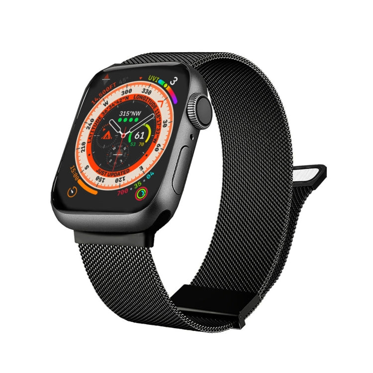 Milan Double Magnetic Steel Mesh Watch Band, For  Apple Watch 7 45mm, For Apple Watch SE 40mm, For Apple Watch SE 44mm, For Apple Watch 6 40mm, For Apple Watch 6 44mm, For Apple Watch 5 44mm