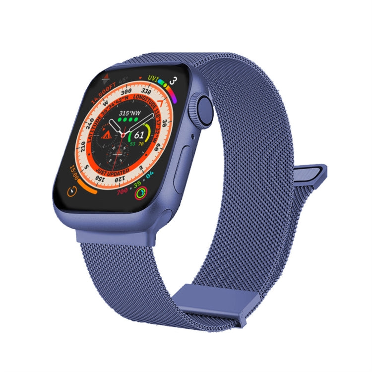 Milan Double Magnetic Steel Mesh Watch Band, For  Apple Watch 7 45mm, For Apple Watch SE 40mm, For Apple Watch SE 44mm, For Apple Watch 6 40mm, For Apple Watch 6 44mm, For Apple Watch 5 44mm