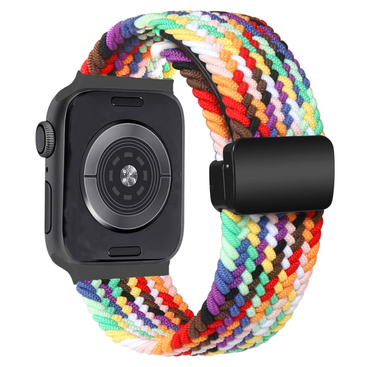 Nylon Woven Magnetic Fold Buckle Watch Band, For Apple Watch Series 4 44mm, For  Apple Watch Series 4 40mm