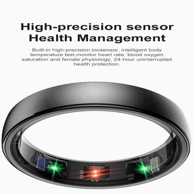 R10 SIZE 12 Smart Ring, Support Heart Rate / Blood Oxygen / Sleep / Multiple Sports Modes