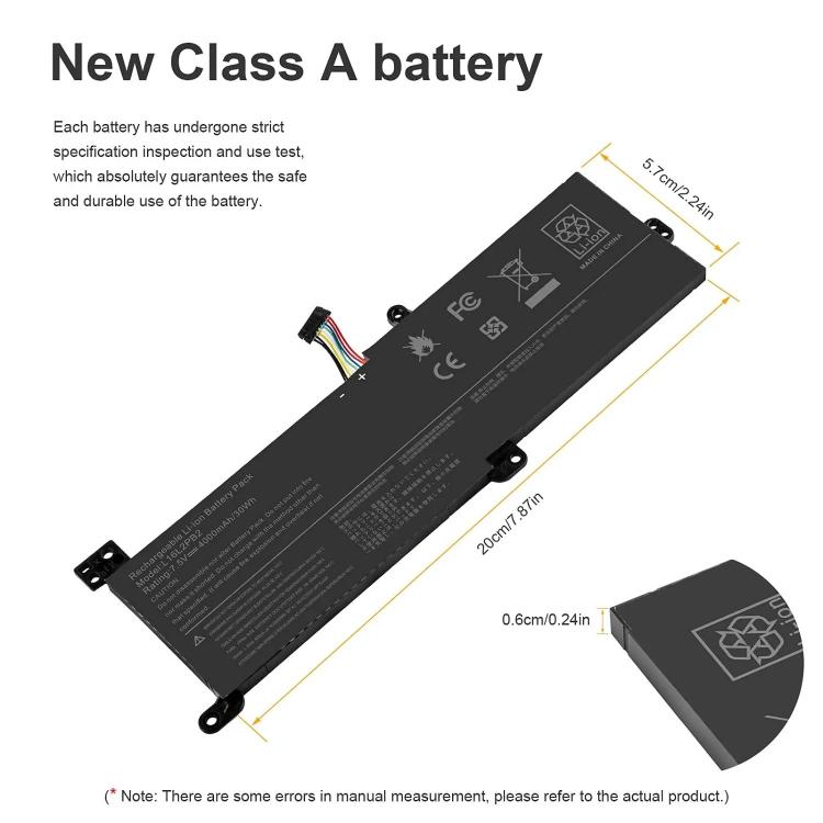 Laptop Battery For Lenovo Xiaoxin Chao 5000 320-15ISK, L16C2PB2 7.6V 30Wh