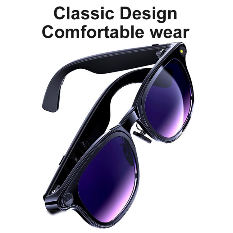 A2 8MP HD Smart Camera Glasses, Support AI Translation / AI Assistant / Bluetooth Calling