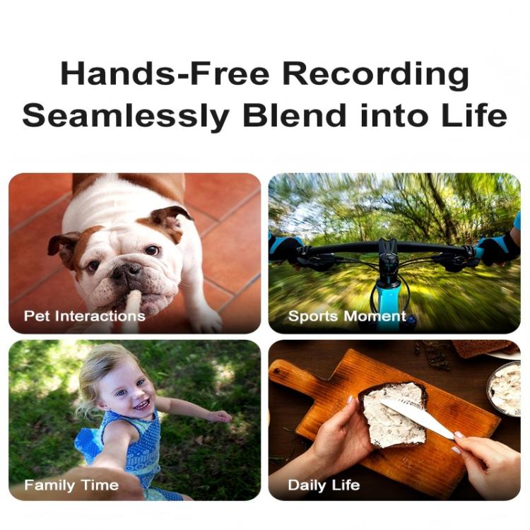 A2 8MP HD Smart Camera Glasses, Support AI Translation / AI Assistant / Bluetooth Calling