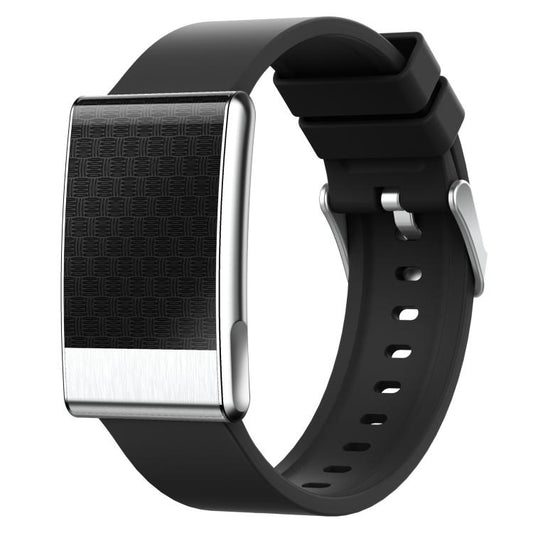 E900 Screenless BT Smart Bracelet Silicone Strap, Support ECG Heart Health Analysis / Health Monitoring